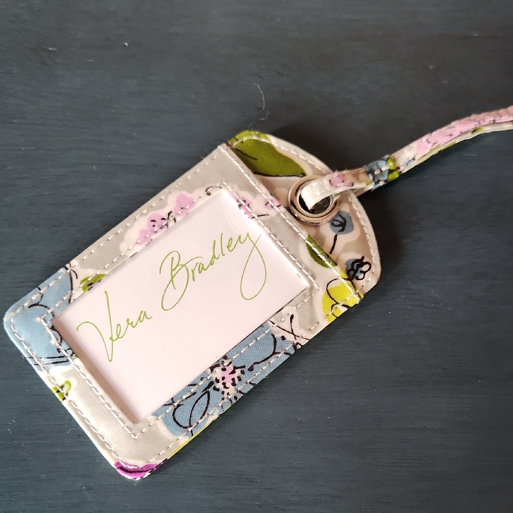 Vera Bradley Floral Luggage Tag NWOT